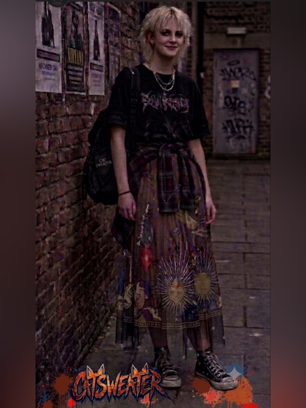 🧑‍🩰NWOT Funky Ballerina ~ Pleated lace/tule skirt